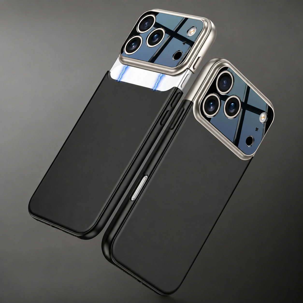 Premium iPhone Case Two Tone Spliced Slim Hard Shell Protective Cover Camera Lens Protection Anti Fingerprint Anti Scratch Non Slip Full Coverage 2. Product Description