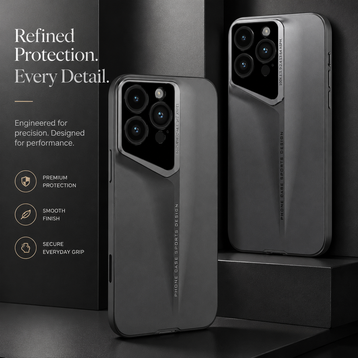 Premium iPhone Case Ultra Slim Matte Hard PC Protective Cover Shockproof Frosted Camera Lens Protection Anti Fingerprint Anti Scratch Non Slip Full Coverage