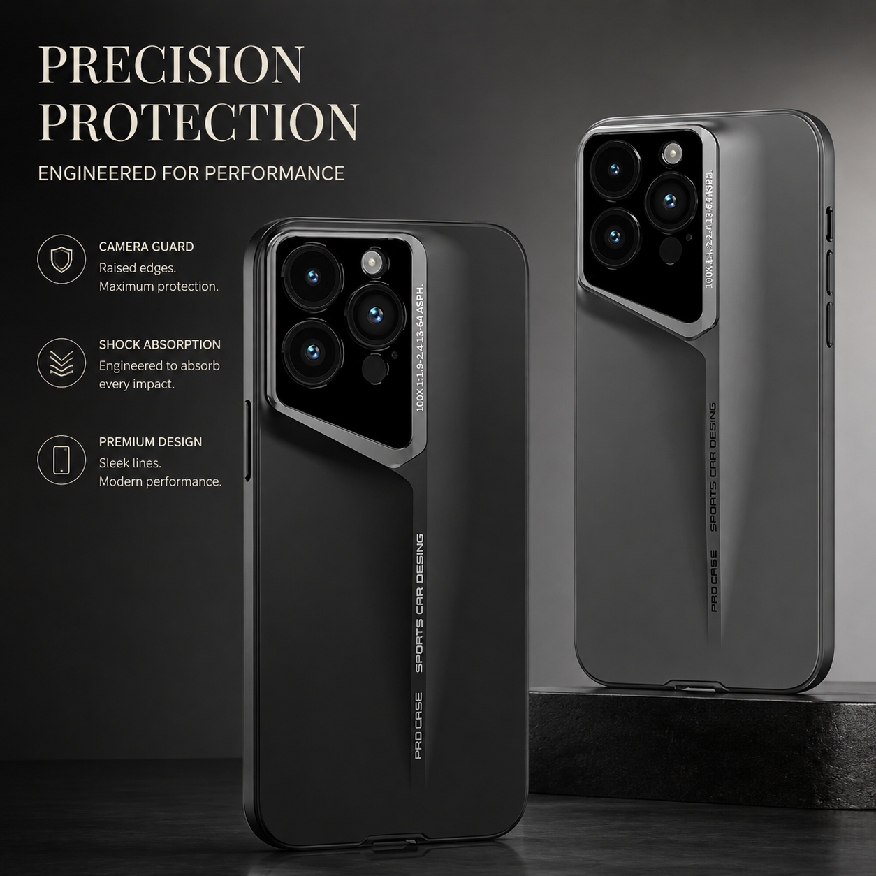 Premium iPhone Case Ultra Slim Matte Hard PC Protective Cover Shockproof Frosted Camera Lens Protection Anti Fingerprint Anti Scratch Non Slip Full Coverage