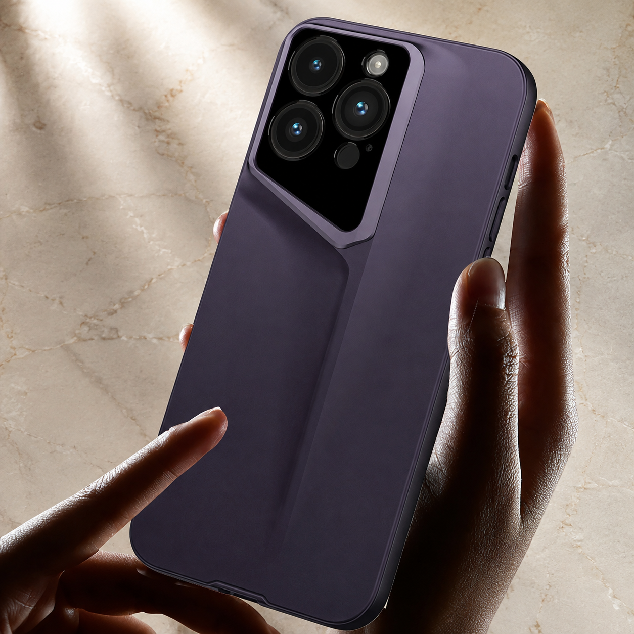 Premium iPhone Case Ultra Slim Matte Hard PC Protective Cover Shockproof Frosted Camera Lens Protection Anti Fingerprint Anti Scratch Non Slip Full Coverage