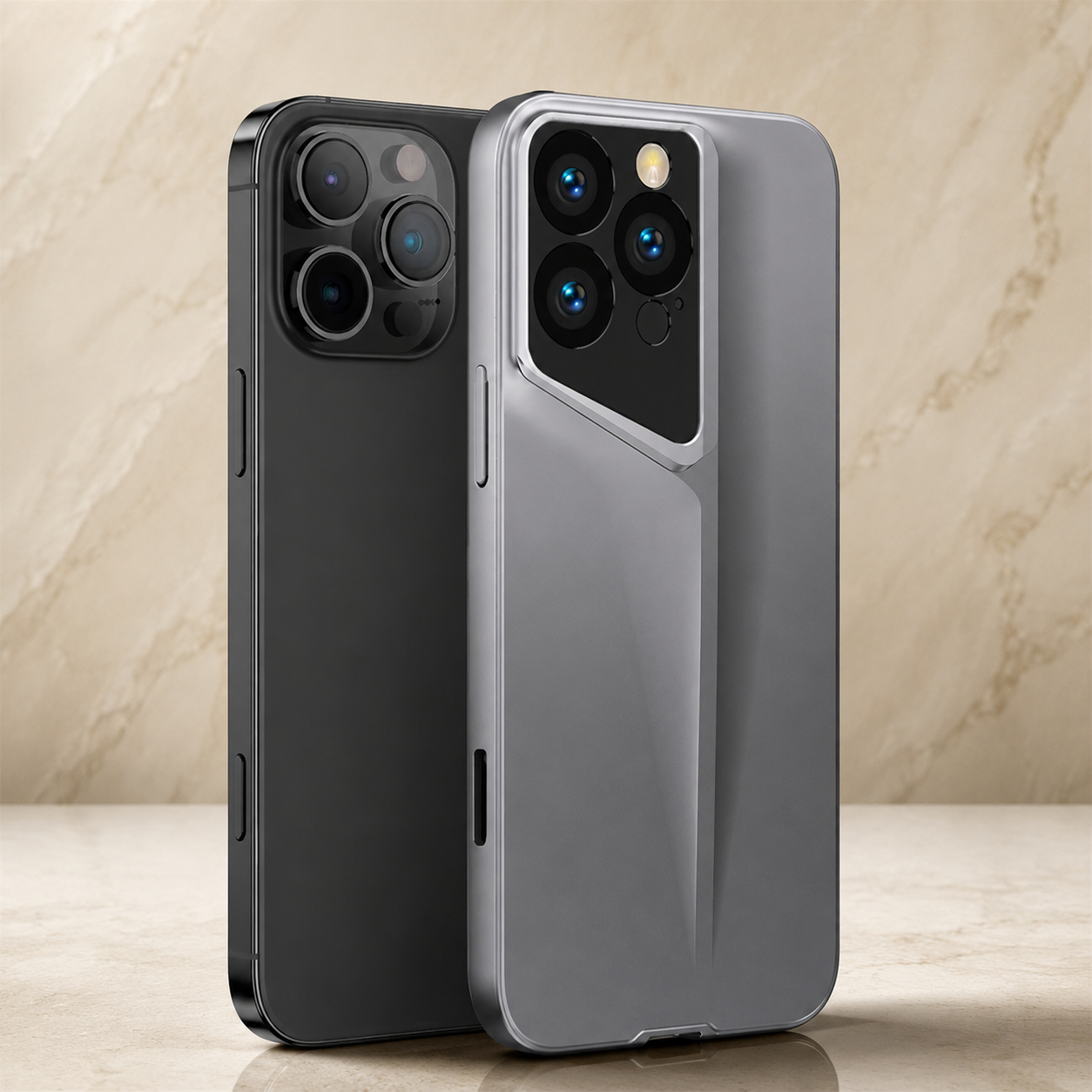 Premium iPhone Case Ultra Slim Matte Hard PC Protective Cover Shockproof Frosted Camera Lens Protection Anti Fingerprint Anti Scratch Non Slip Full Coverage