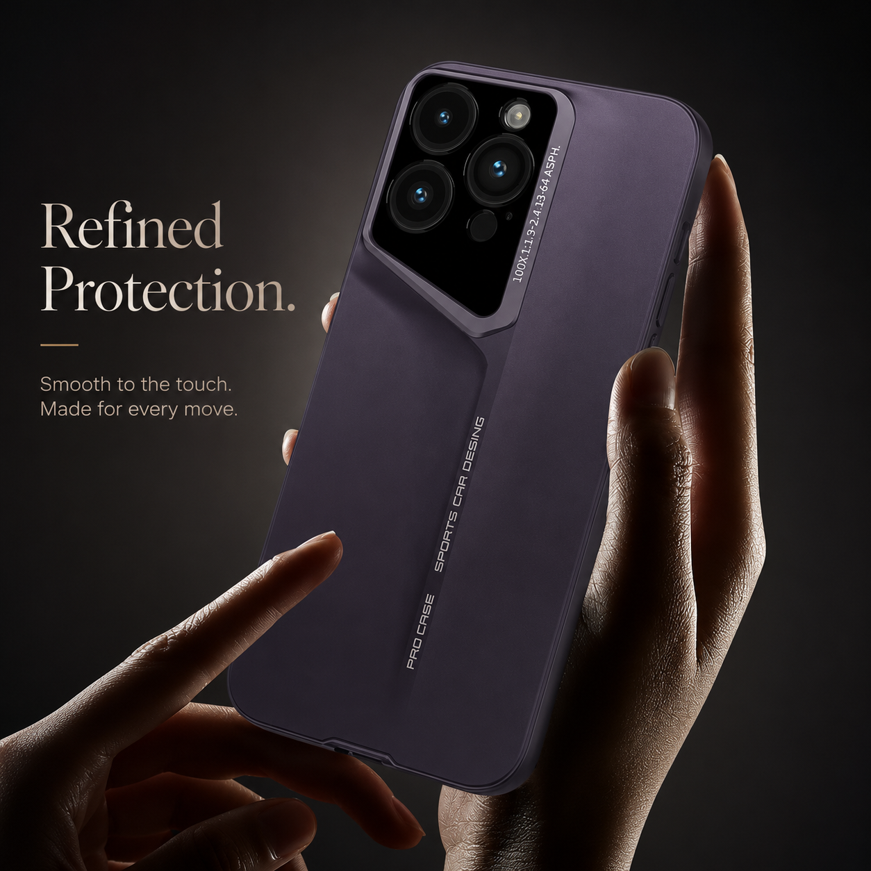 Premium iPhone Case Ultra Thin Blade Shockproof Protective Cover Titanium Style Slim Hard Shell Camera Lens Protection Anti Scratch Full Coverage