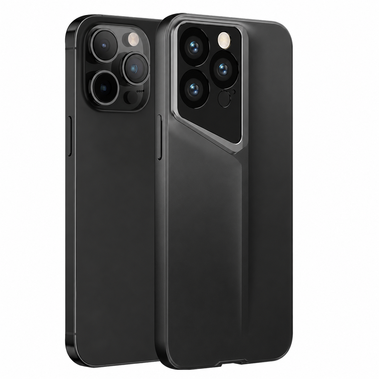 Premium iPhone Case Ultra Thin Blade Shockproof Protective Cover Titanium Style Slim Hard Shell Camera Lens Protection Anti Scratch Full Coverage