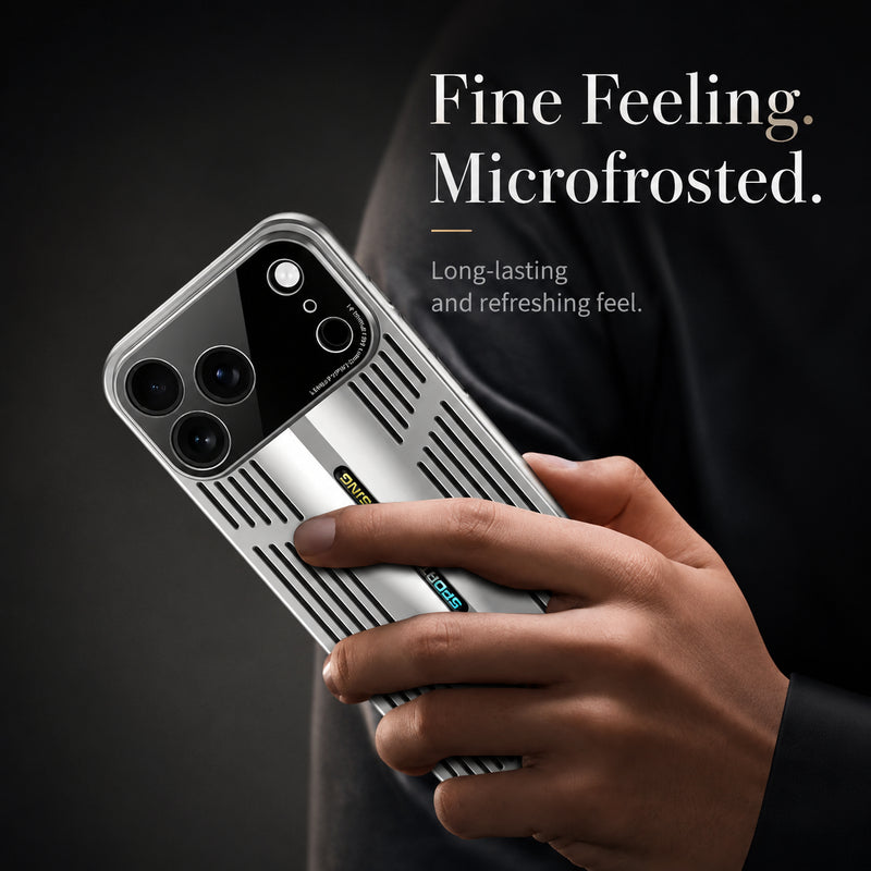 Premium iPhone Case Ultra Thin Heat Dissipation Cooling Protective Cover Shockproof Anti Scratch Camera Lens Protection Slim Transparent Design