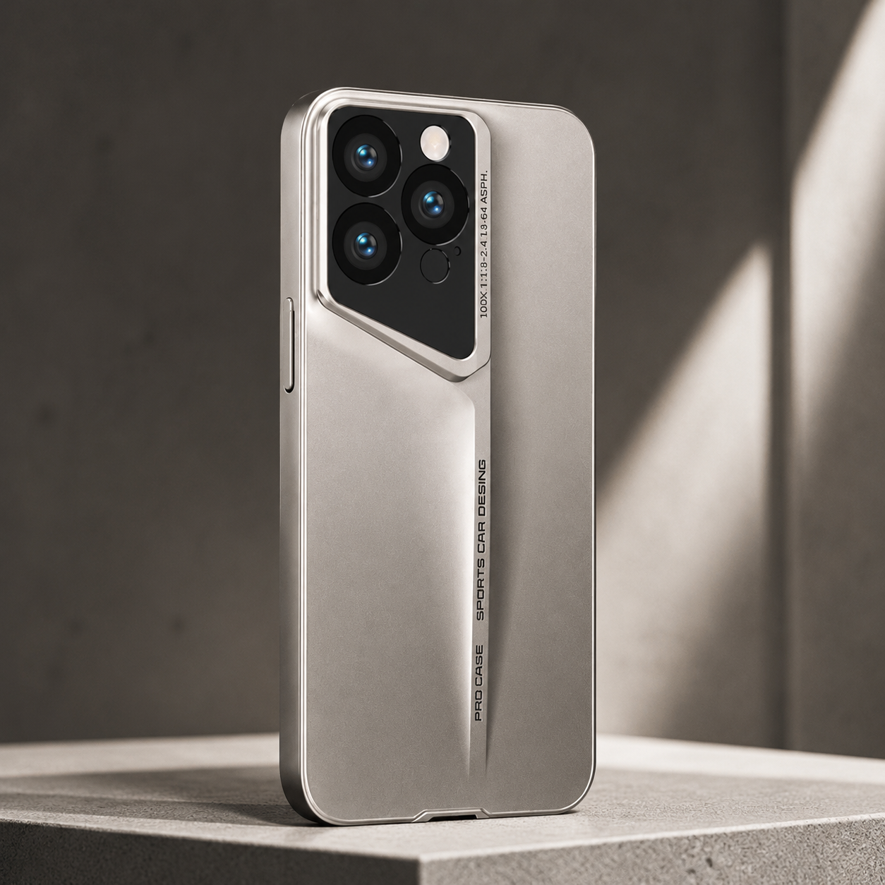 Premium iPhone Case Ultra Thin Titanium Style Protective Cover Shockproof Camera Protection Wireless Charging Matte Non Slip Full Coverage