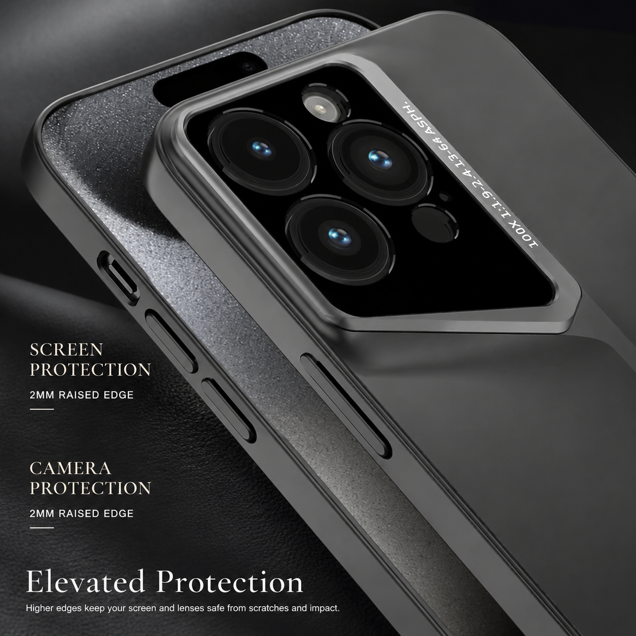 Premium iPhone Case Ultra Thin Titanium Style Protective Cover Shockproof Camera Protection Wireless Charging Matte Non Slip Full Coverage
