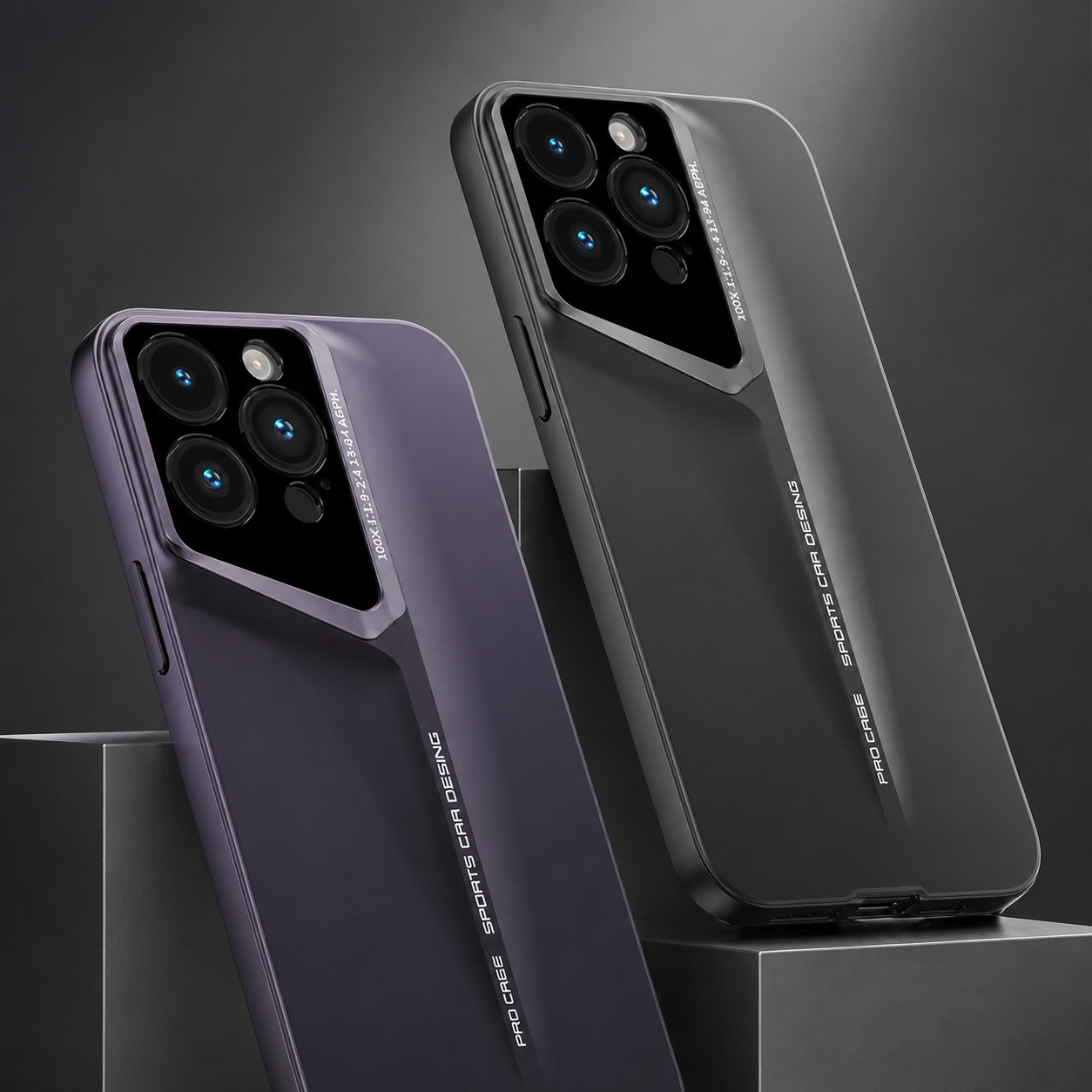 Premium iPhone Case Ultra Thin Titanium Style Protective Cover Shockproof Camera Protection Wireless Charging Matte Non Slip Full Coverage