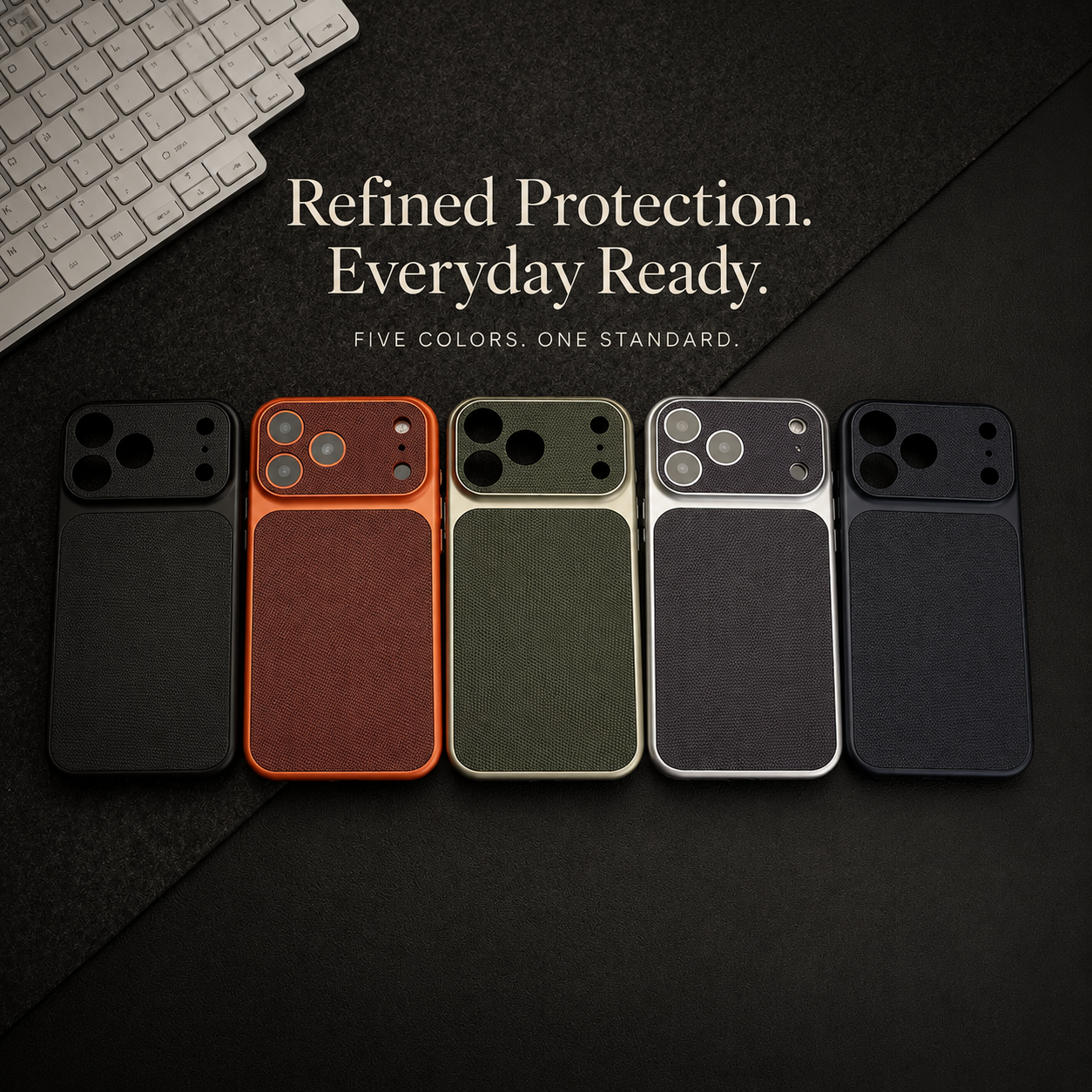 Premium iPhone Case Vintage Woven Leather Texture Magnetic Shockproof PC Plating Armor Hard Back Cover Anti Scratch Camera Protection Slim Full Coverage