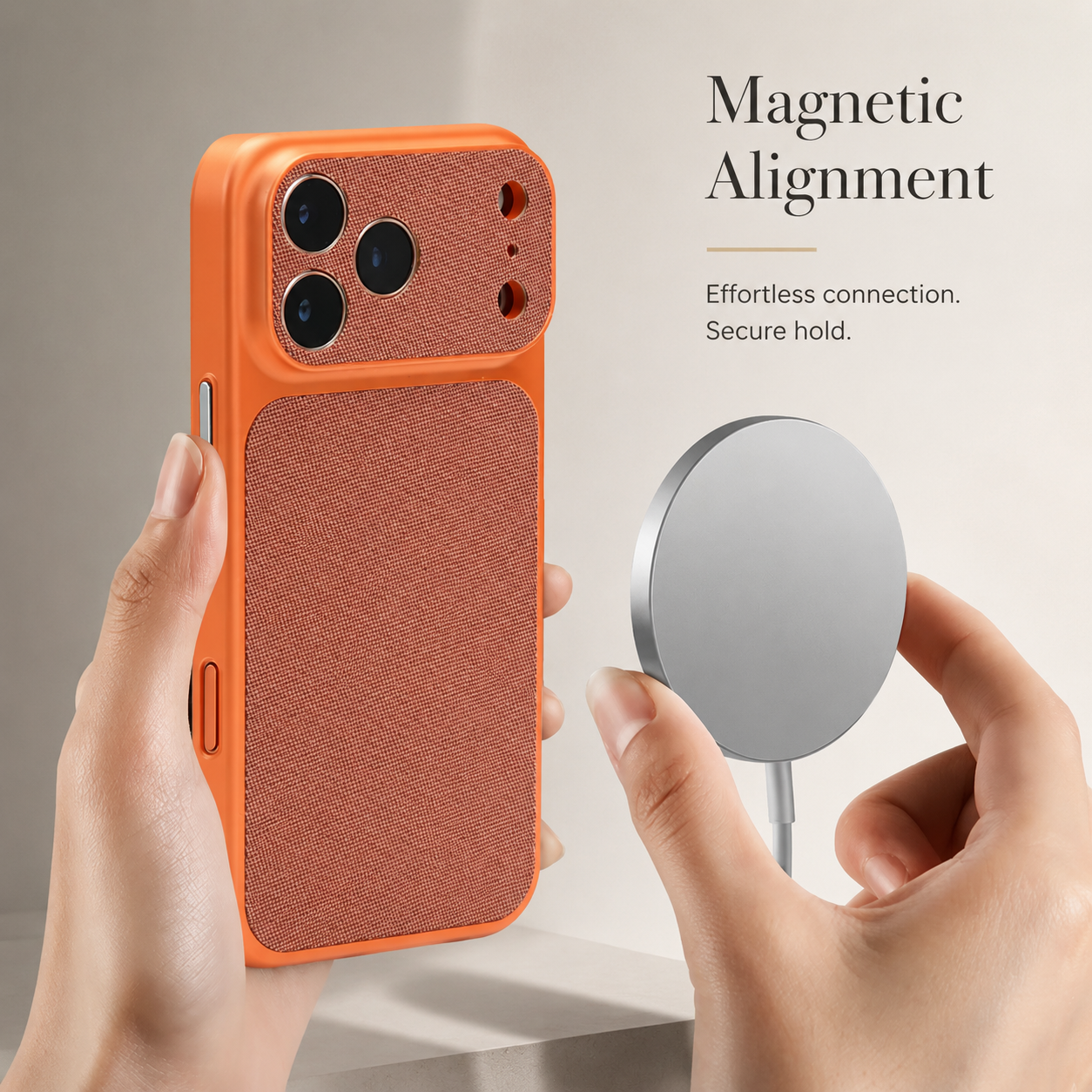 Premium iPhone Case Vintage Woven Leather Texture Magnetic Shockproof PC Plating Armor Hard Back Cover Anti Scratch Camera Protection Slim Full Coverage