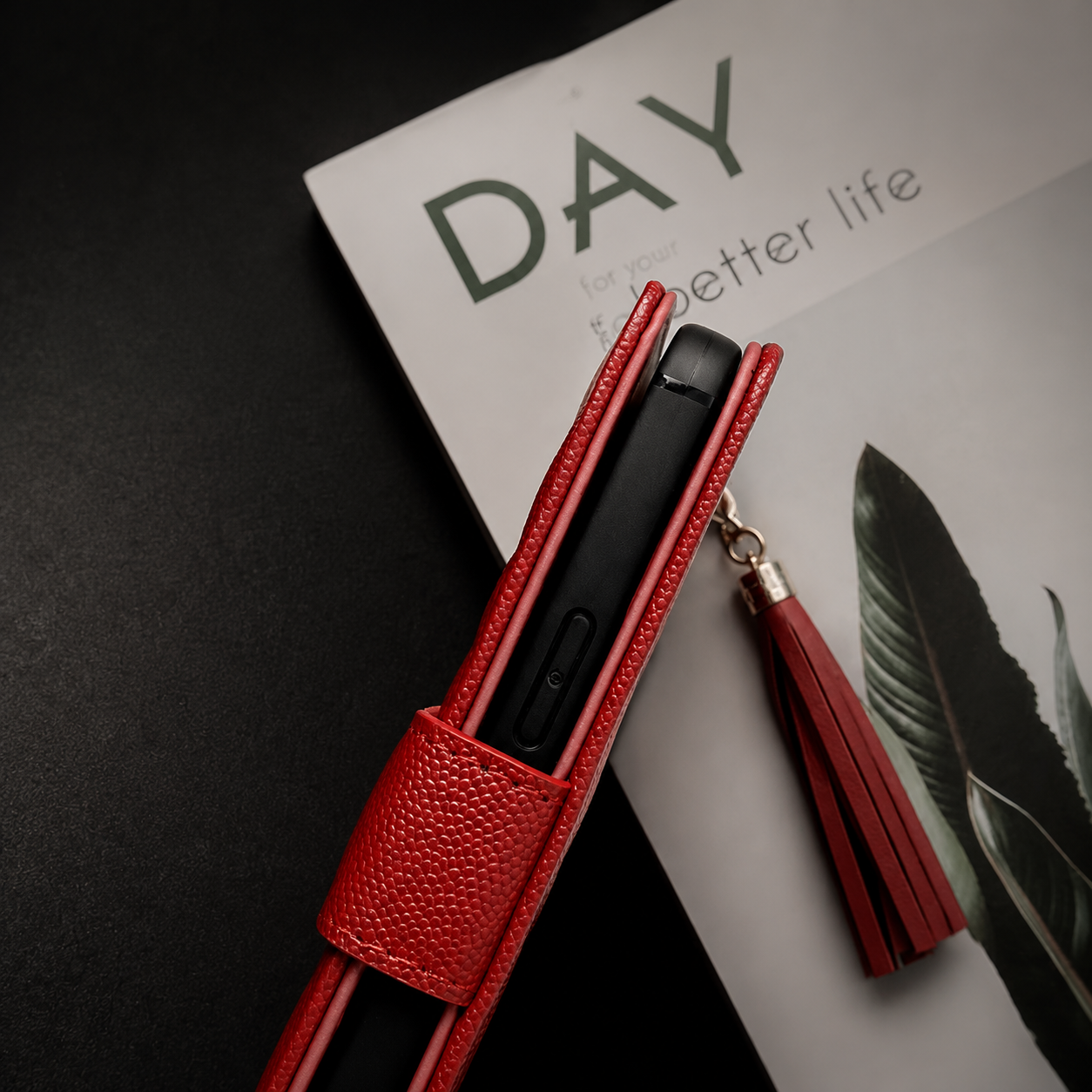 Premium iPhone Case Wallet Flip Leather Cover PU Leather Card Holder Magnetic Closure Shockproof Protective Case Stand Function Full Coverage Design