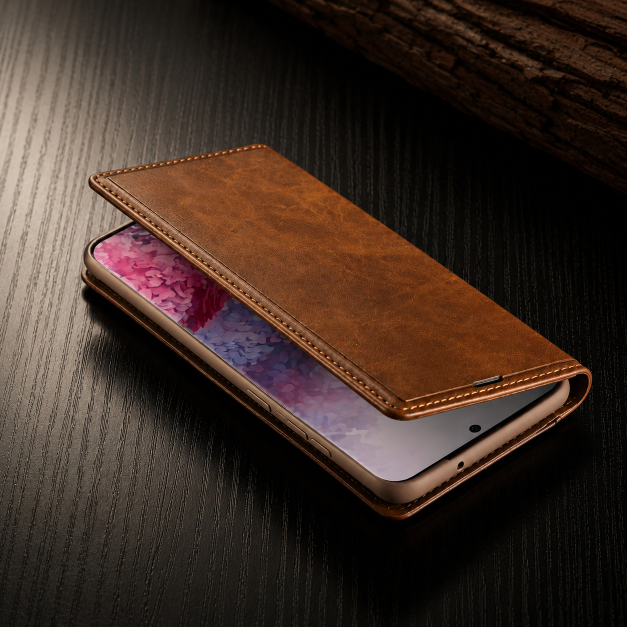Premium iPhone Case Wallet MagSafe Compatible Leather Flip Cover Card Holder SIM Card Storage Shockproof Protective Full Body Stand Design