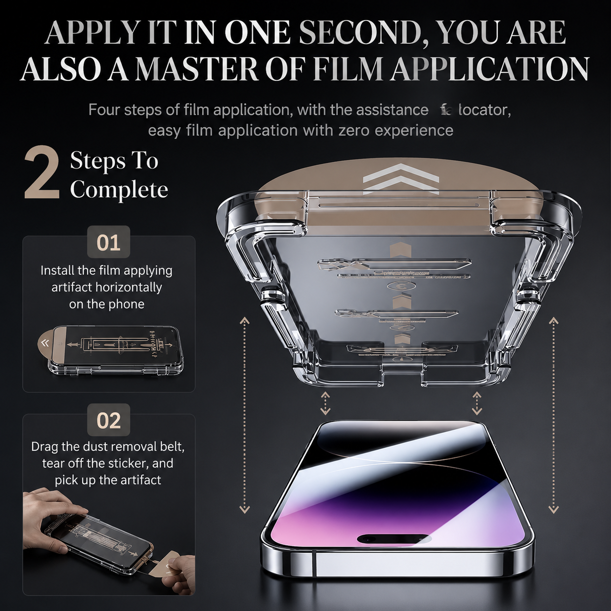 Premium iPhone Privacy Screen Protector Tempered Glass Anti Spy Full Coverage HD Clear Anti Fingerprint Scratch Resistant Ultra Thin Case Friendly