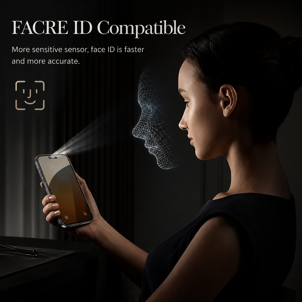 Premium iPhone Privacy Screen Protector Tempered Glass Anti Spy Full Coverage HD Clear Anti Fingerprint Scratch Resistant Ultra Thin Case Friendly