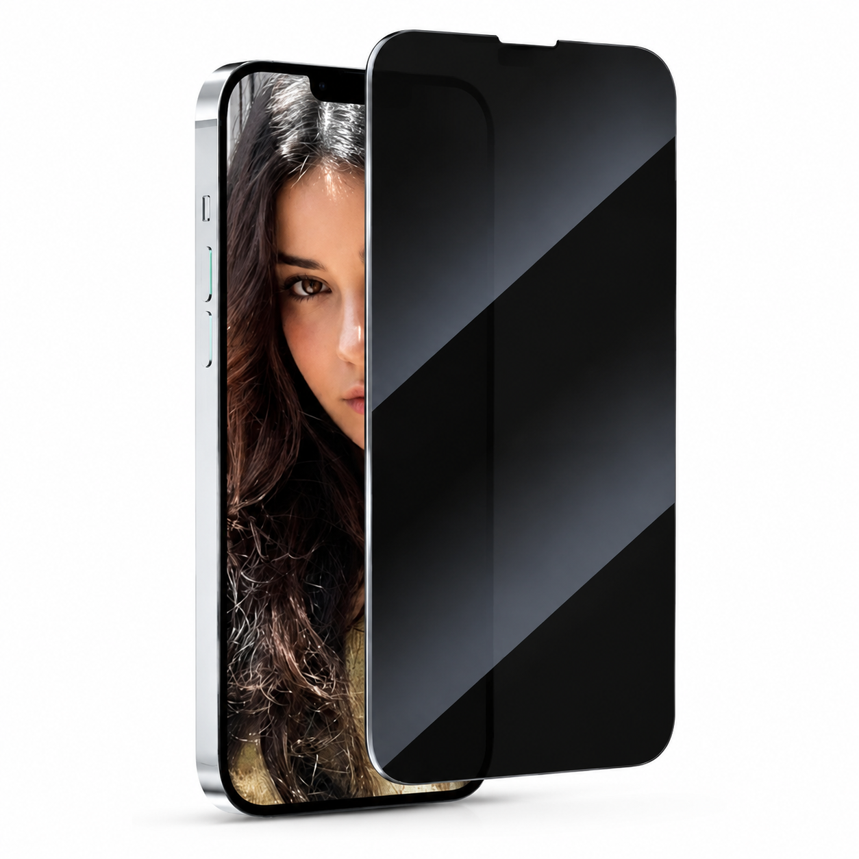 Premium iPhone Privacy Screen Protector Tempered Glass Anti Spy Full Coverage HD Clear Anti Fingerprint Scratch Resistant Ultra Thin Case Friendly