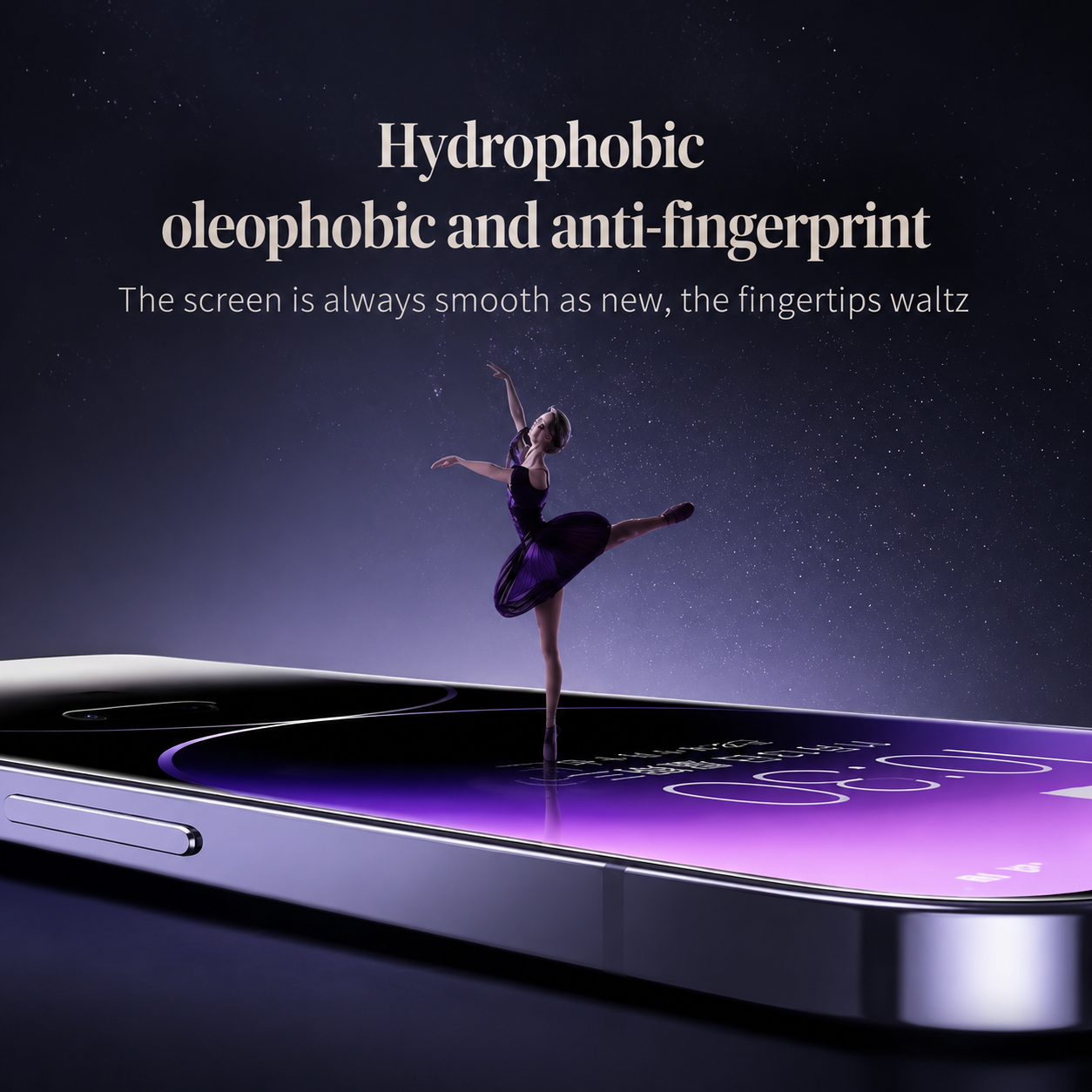 Premium iPhone Screen Protector Tempered Glass HD Clear Anti Fingerprint Scratch Resistant Bubble Free Shatterproof Ultra Thin Case Friendly