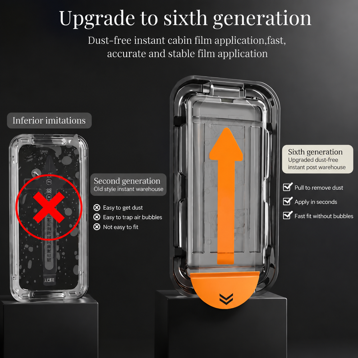 Premium iPhone Screen Protector Tempered Glass HD Clear Anti Fingerprint Scratch Resistant Bubble Free Shatterproof Ultra Thin Case Friendly