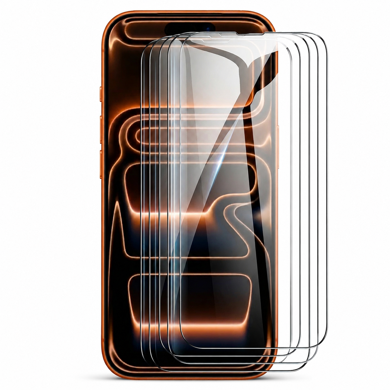 Premium iPhone Screen Protector Tempered Glass HD Clear Anti Fingerprint Scratch Resistant Bubble Free Shatterproof Ultra Thin Case Friendly