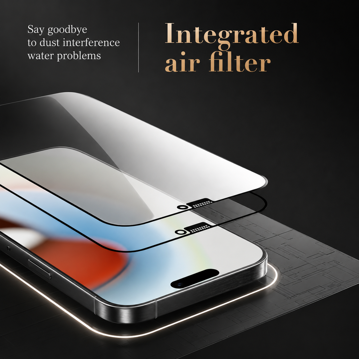Premium iPhone Screen Protector Tempered Glass HD Clear Anti Fingerprint Scratch Resistant Bubble Free Shatterproof Ultra Thin Case Friendly