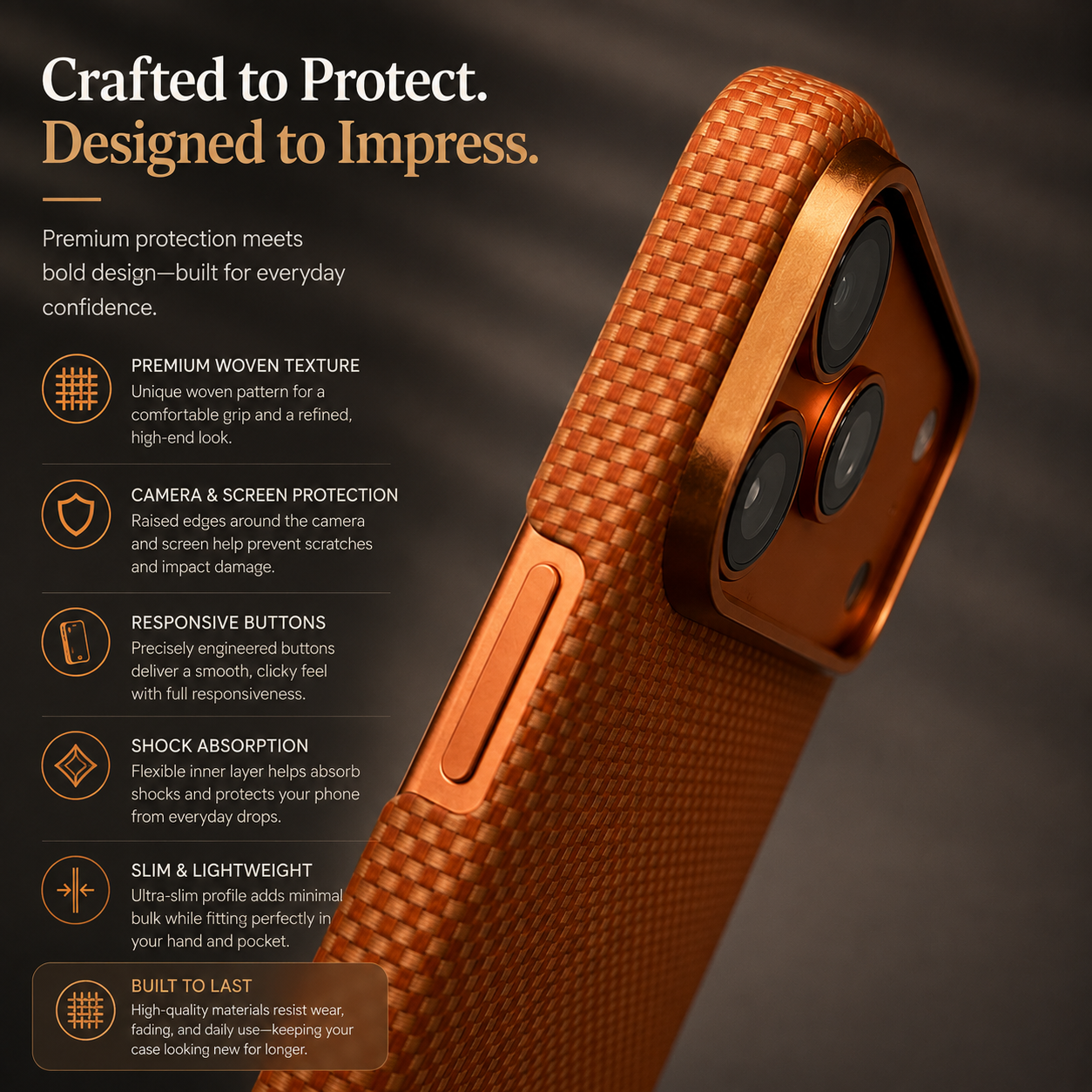 Premium Luxury iPhone Case MagSafe Compatible Carbon Aramid Fiber Cover Kevlar Build Shockproof Full Body Protective Durable Design Finish Matte