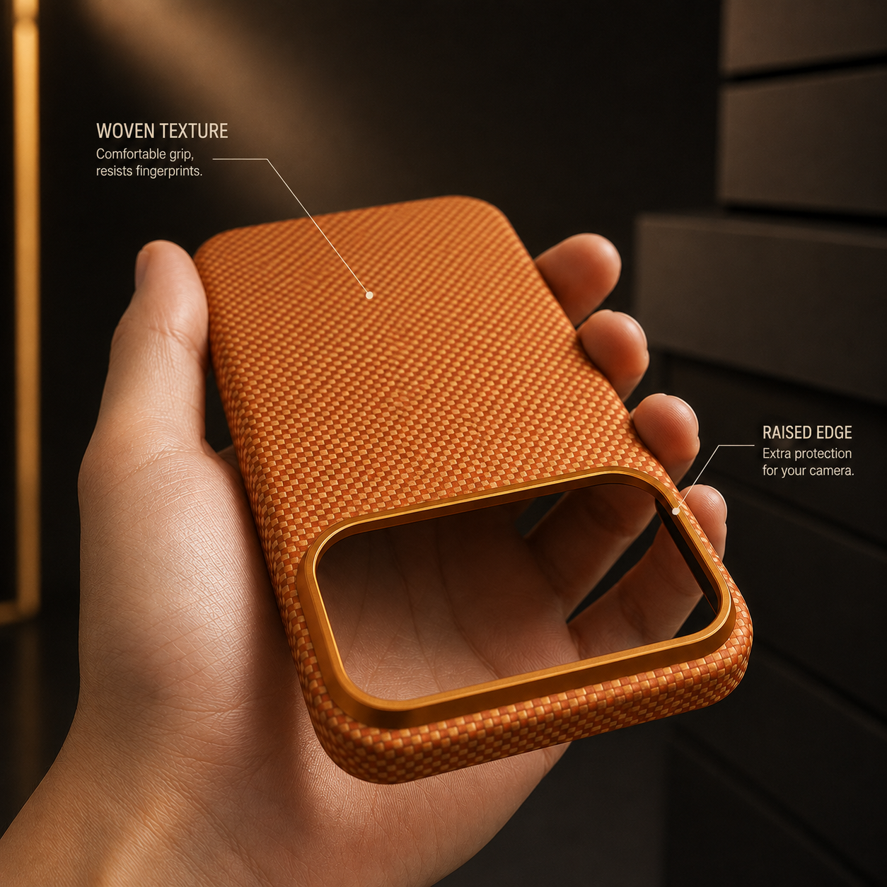 Premium Luxury iPhone Case MagSafe Compatible Carbon Aramid Fiber Cover Kevlar Build Shockproof Full Body Protective Durable Design Finish Matte