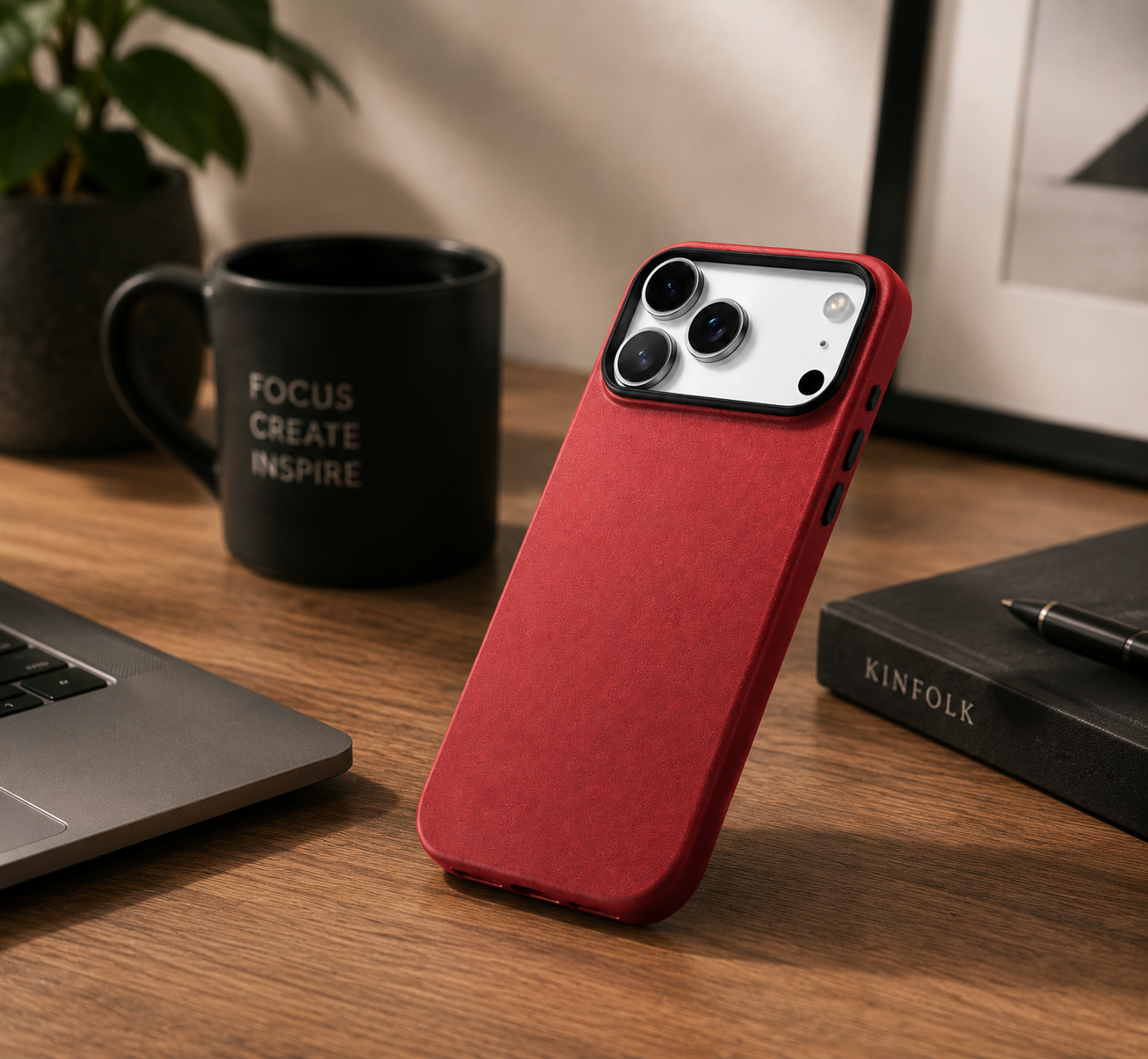 Premium Luxury iPhone Case MagSafe Compatible Genuine Leather Slim Fit Cover Shockproof Full Coverage Anti Fingerprint Non Slip Durable Design