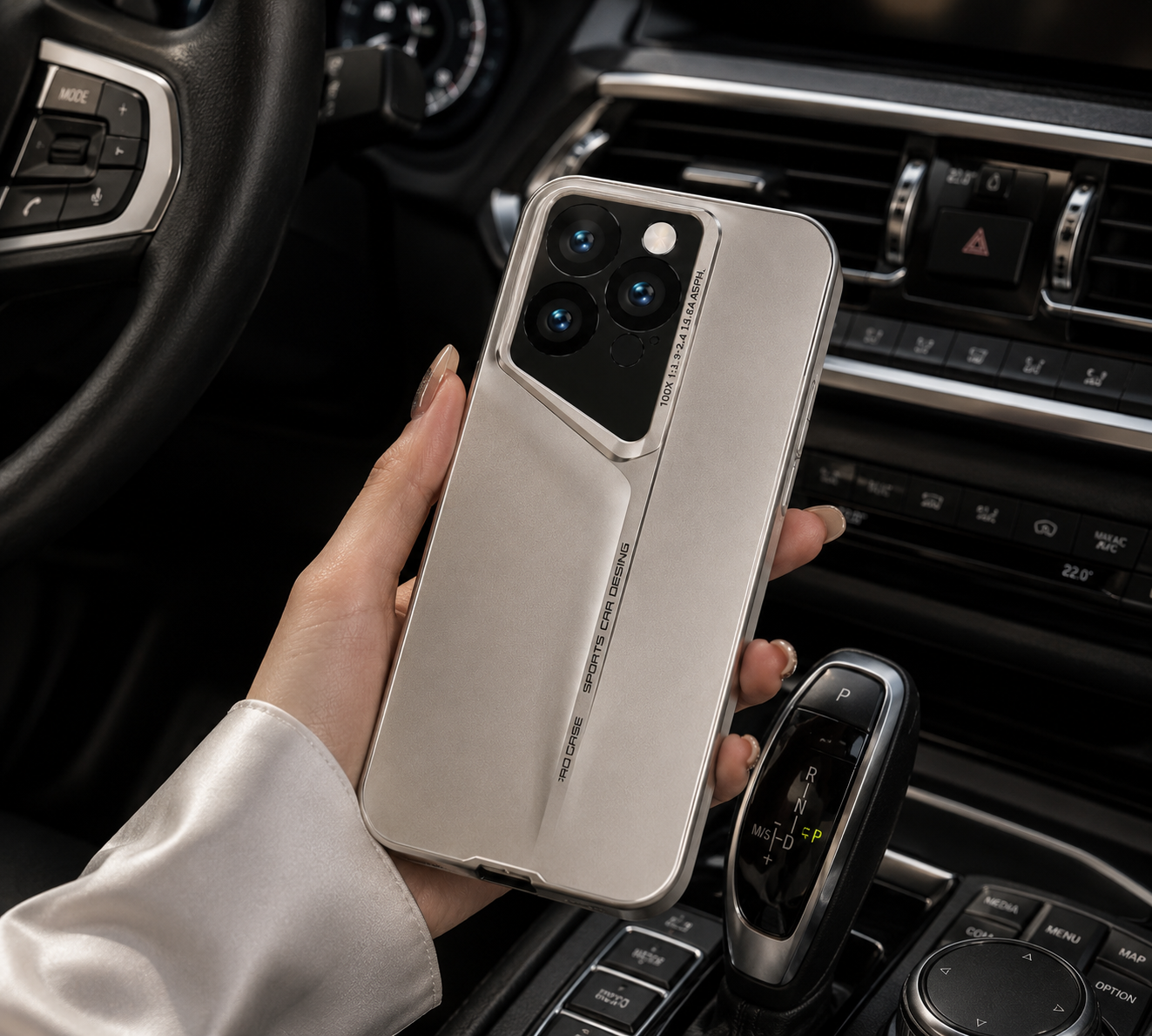 Premium Luxury iPhone Case MagSafe Compatible Ultra Thin Matte Blade Texture Hard PC Cover Frosted Lens Protection Shockproof Lightweight Protective Design