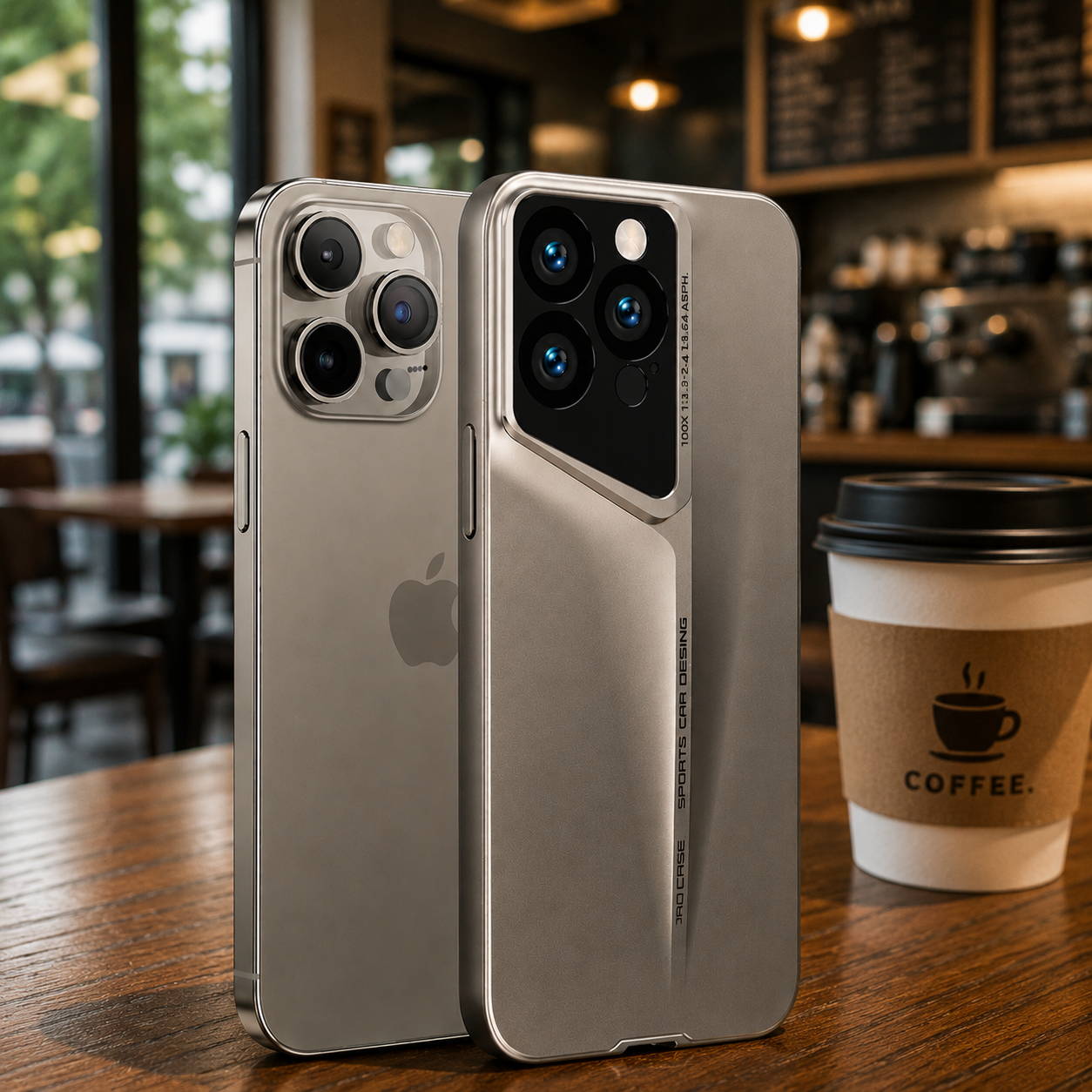 Premium Luxury iPhone Case MagSafe Compatible Ultra Thin Matte Blade Texture Hard PC Cover Frosted Lens Protection Shockproof Lightweight Protective Design