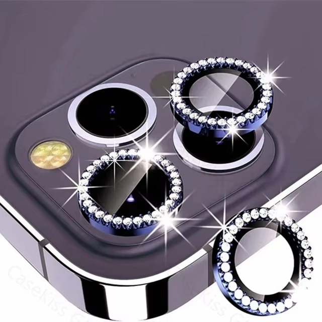Premium Metal Camera Lens Protector – Tempered Glass Lens Cover Ring with Scratch Resistance, Shock Protection, Anti-Dust Coating and Precision Camera Protection