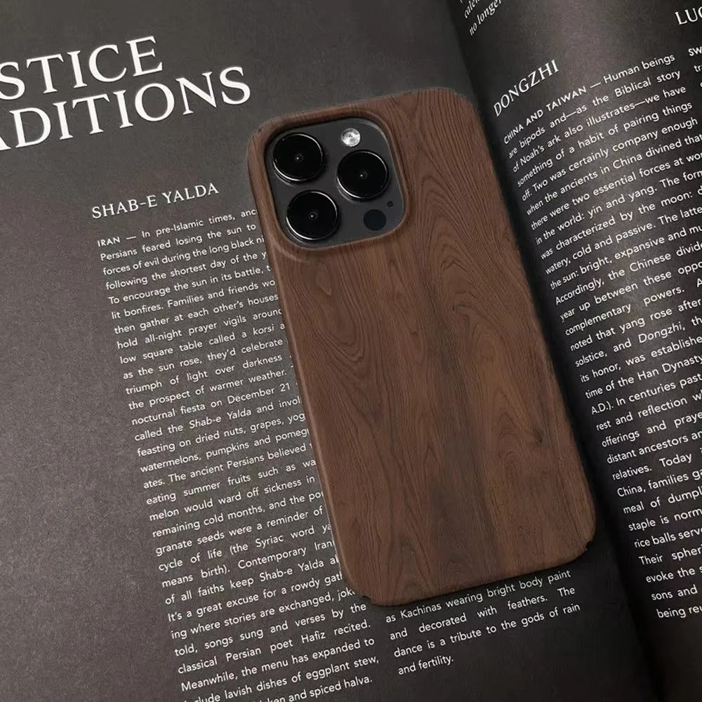 Premium Apple iPhone Case, MagSafe Compatible, Camera Lens Protection, Screen Protection, Ultra Thin, Hardwood Back Cover