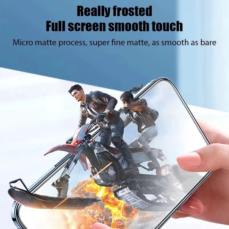 Premium Matte Ceramic Screen Protector for iPhone – Anti-Glare Soft Ceramic Film with Anti-Fingerprint Finish and Scratch Resistant Protection