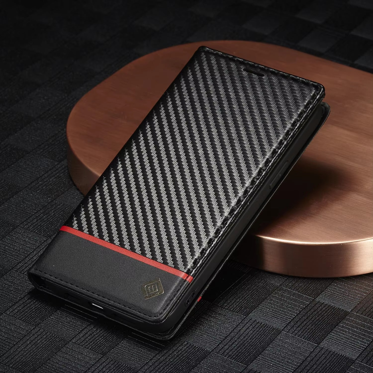 Luxury Carbon Fiber Apple iPhone Case, MagSafe Compatible, Ultra Thin Magnetic Shockproof Full Cover 