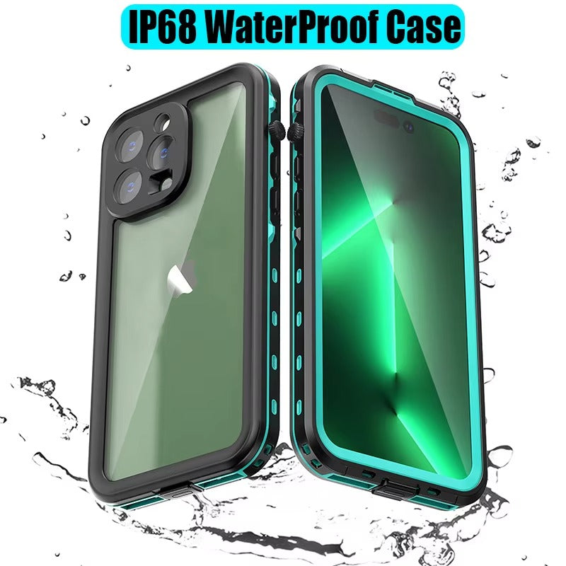 Luxury Apple iPhone Case MagSafe Compatible, Camera Lens & Screen Protection,  Cover with IP68 Sealed Sport Design