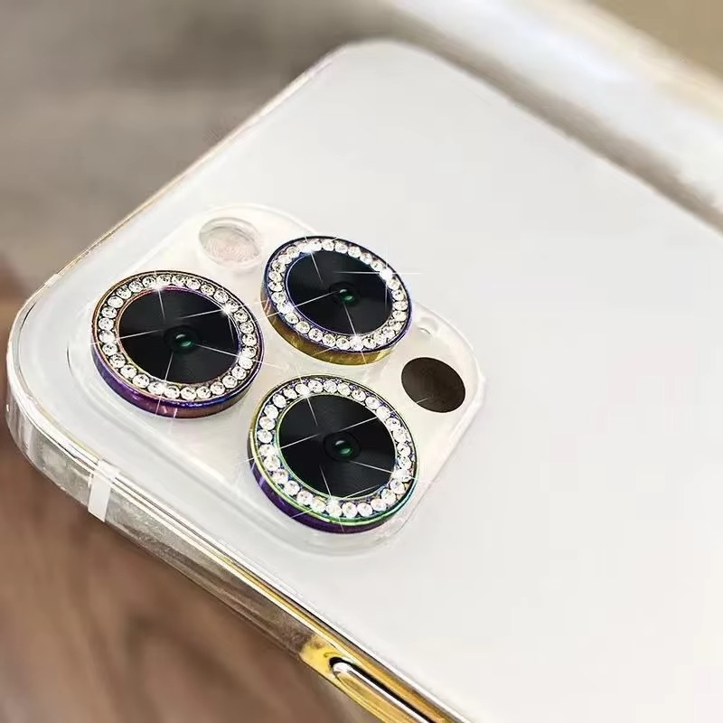 Premium Metal Camera Lens Protector – Tempered Glass Lens Cover Ring with Scratch Resistance, Shock Protection, Anti-Dust Coating and Precision Camera Protection