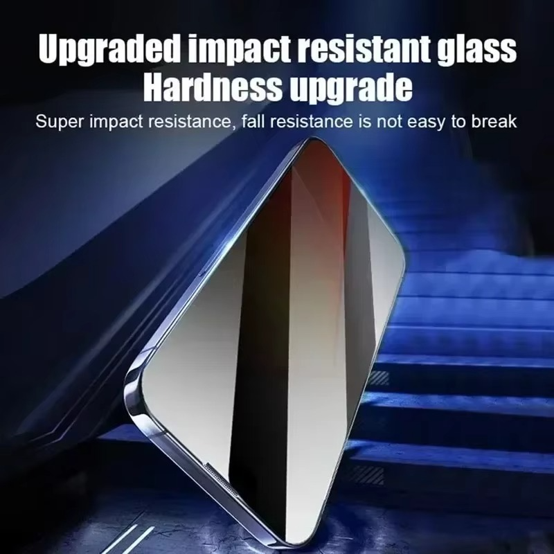 Premium Privacy Screen Protector for iPhone – Ultra Thin Anti-Spy Tempered Glass with Full Coverage, Scratch Resistant Protection and Anti-Fingerprint Coatin