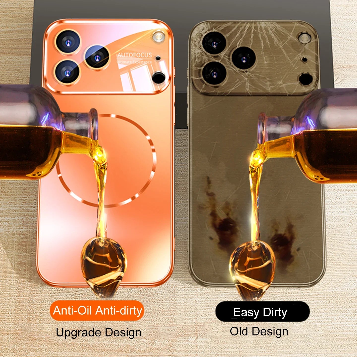 Luxury iPhone Case MagSafe Compatible Magnetic Shockproof Cover with Camera Lens Protection Ultra Thin Full Protection Anti-Glare Nano Matte Hard Back