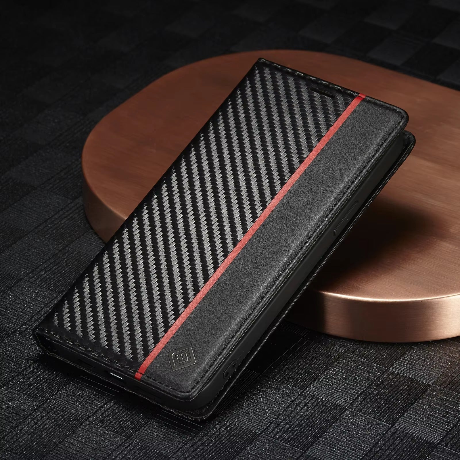 Luxury Carbon Fiber Apple iPhone Case, MagSafe Compatible, Ultra Thin Magnetic Shockproof Full Cover 