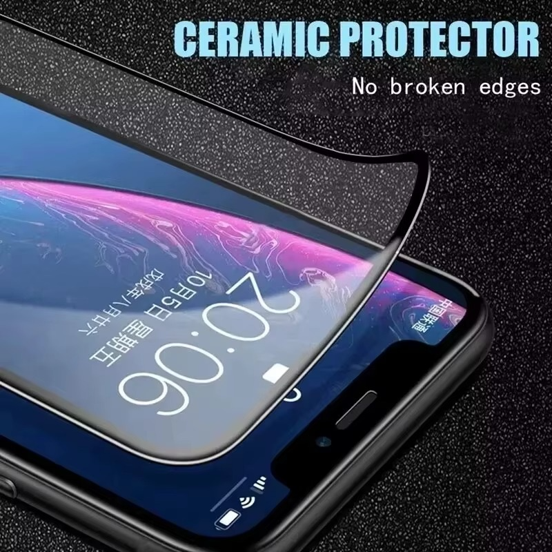 Premium Matte Ceramic Screen Protector for iPhone – Anti-Glare Soft Ceramic Film with Anti-Fingerprint Finish and Scratch Resistant Protection