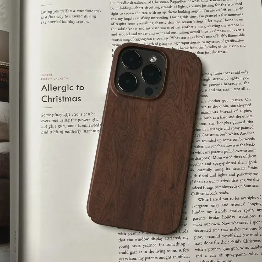 Premium Apple iPhone Case, MagSafe Compatible, Camera Lens Protection, Screen Protection, Ultra Thin, Hardwood Back Cover