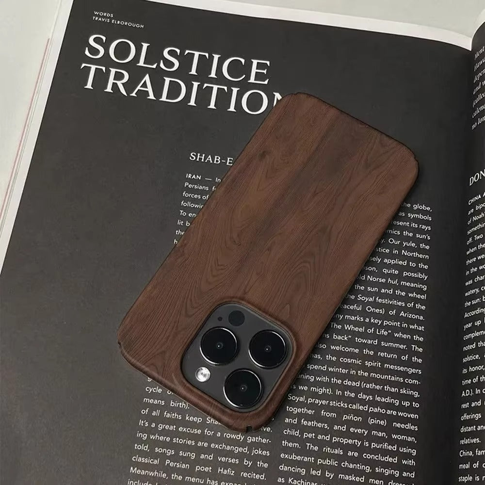 Premium Apple iPhone Case, MagSafe Compatible, Camera Lens Protection, Screen Protection, Ultra Thin, Hardwood Back Cover