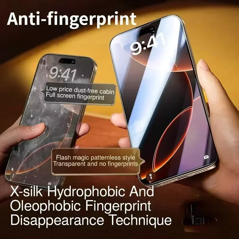 Premium Privacy Screen Protector for iPhone – Ultra Thin Anti-Spy Tempered Glass with Full Coverage, Scratch Resistant Protection and Anti-Fingerprint Coatin