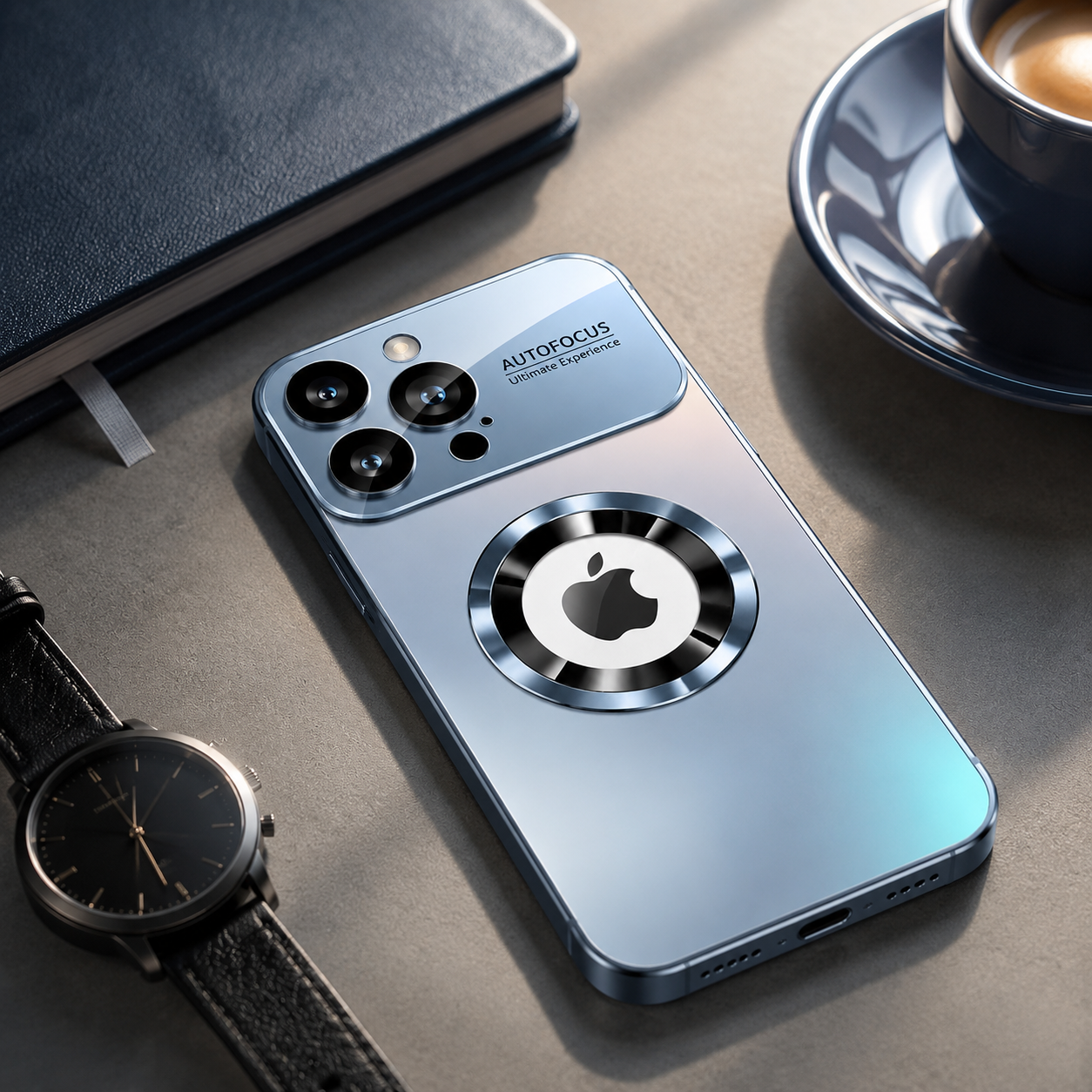 Luxury iPhone Case MagSafe Compatible Magnetic Shockproof Cover Metallic Matte PC TPU Protective Back Camera Lens Protection Ultra Thin Full Coverage