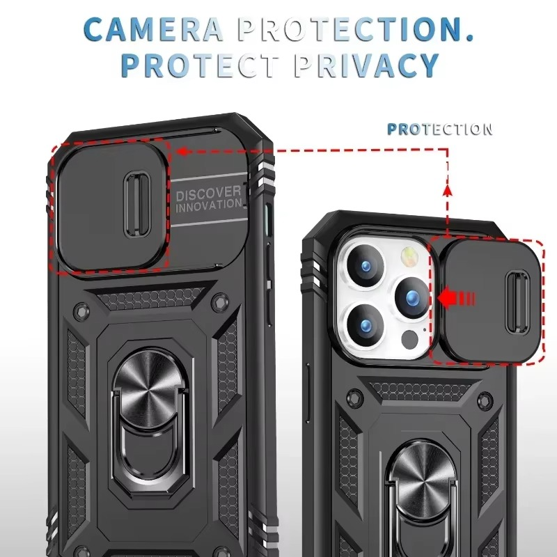 Robust Apple iPhone Case, MagSafe Compatible, Camera Lens and Screen Protection, Ultra Thin, Shockproof, Magnetic, Full All Around Protection, 360 Ring Car Mount Cover