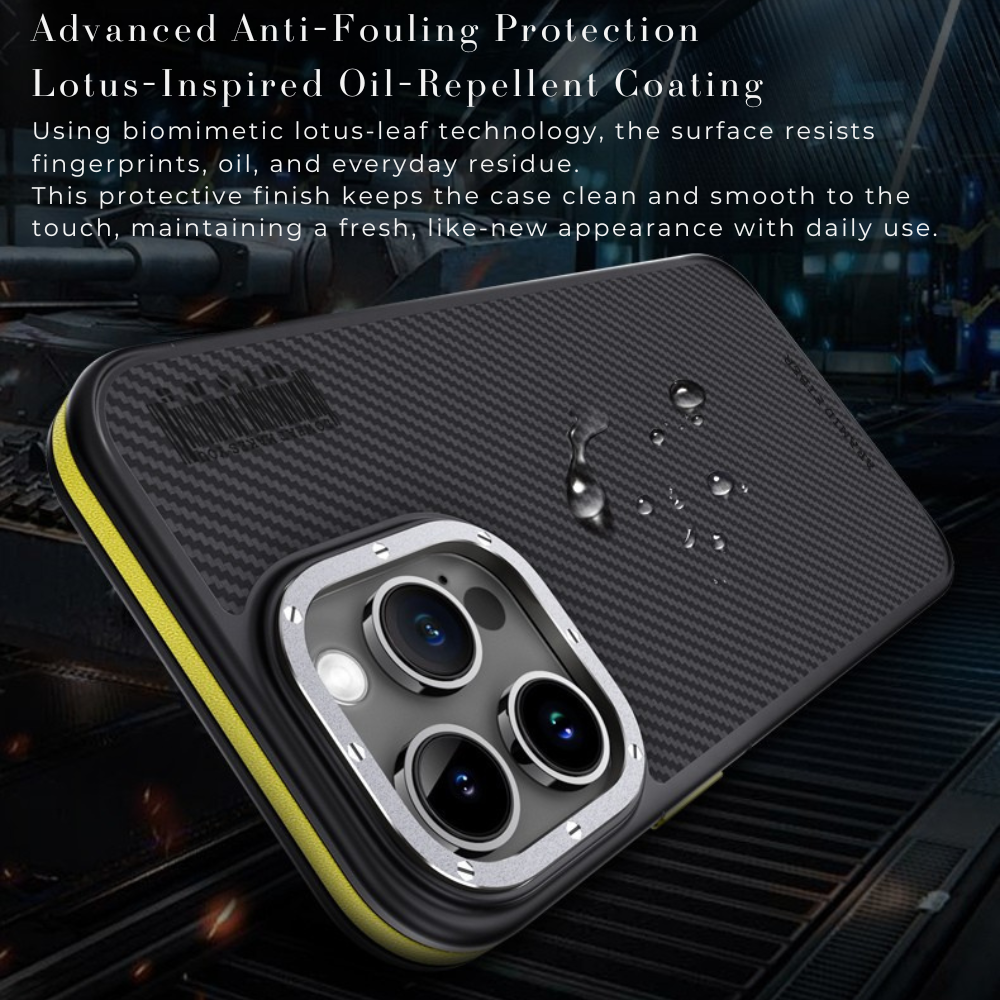Premium 100% Aramid Fiber Kevlar iPhone Case – 600D Lightweight  Compatible Ultra-Thin Protective Cover for iPhone Models