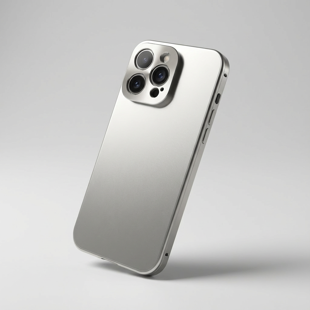 Luxury Shockproof Magnetic iPhone Case - Slim Aluminum Frame with Full Lens Protection, Wireless Charging Compatible, Durable Metal Cover Design