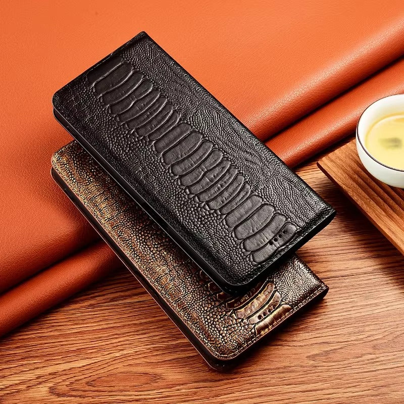 Luxury Genuine Leather iPhone Case – Flip Wallet Design, Stylish & Durable Full Protection Cover | Case for iPhone