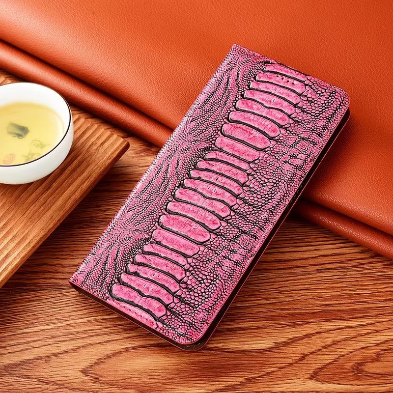 Luxury Genuine Leather iPhone Case – Flip Wallet Design, Stylish & Durable Full Protection Cover | Case for iPhone