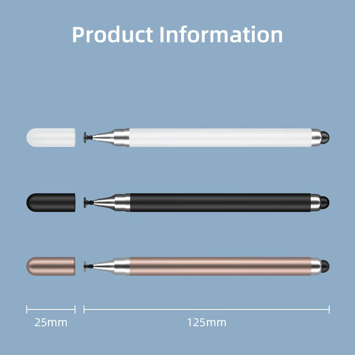 Premium 2-in-1Pen for iPhone & iPad – Capacitive Touch Pencil with  Drawing, Writing, and Screen Navigation on Apple Devices