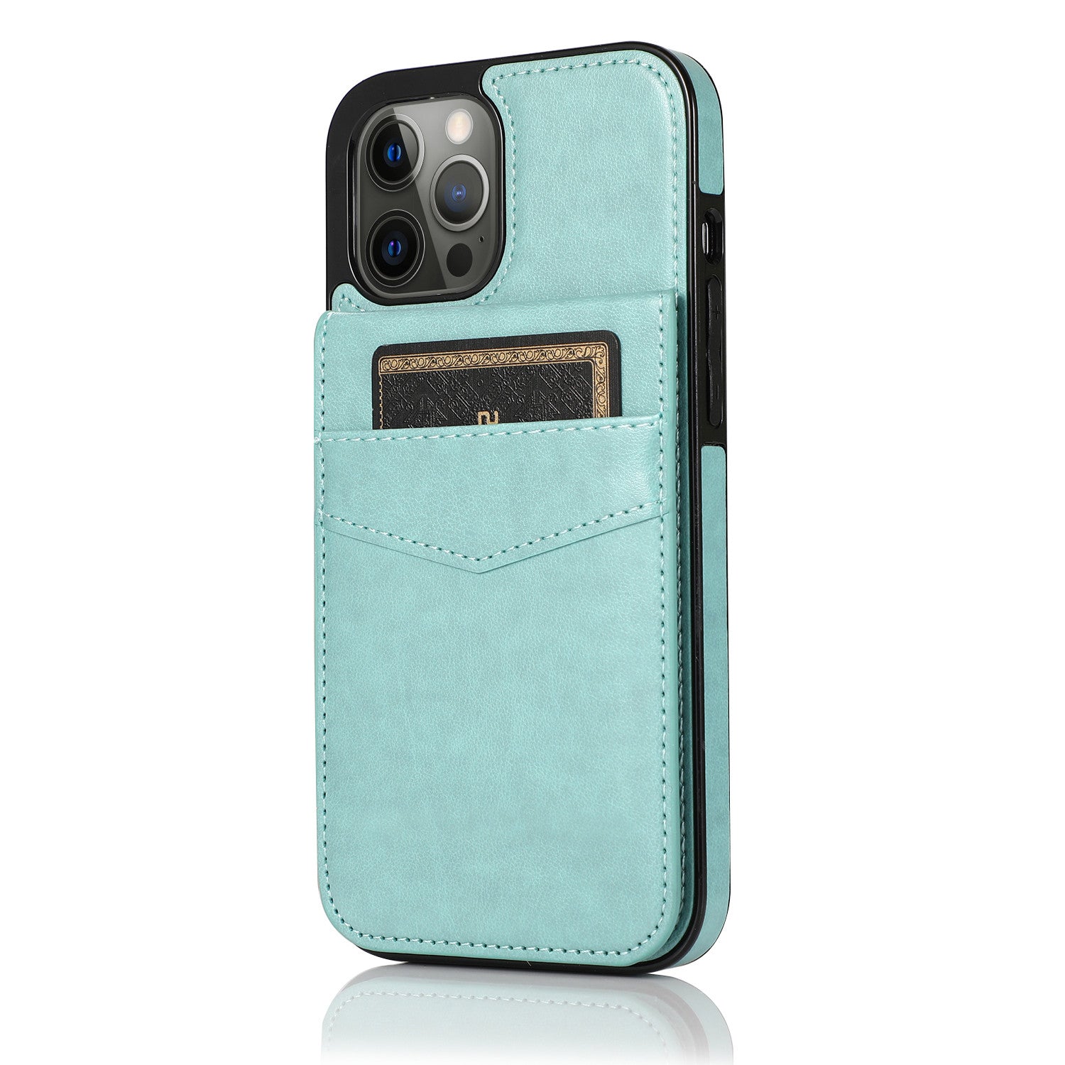 Luxury Flip Leather Wallet iPhone Case – Credit Card Holder, Kickstand, Premium & Durable Protection | Case for iPhone