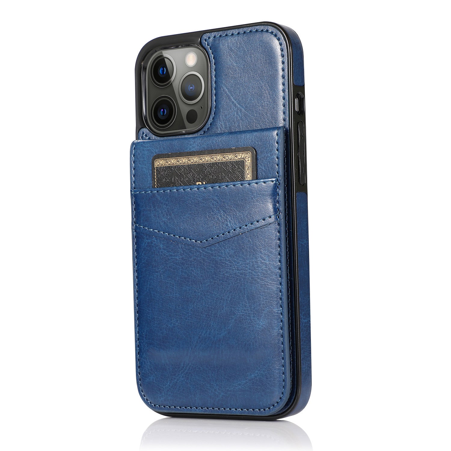 Luxury Flip Leather Wallet iPhone Case – Credit Card Holder, Kickstand, Premium & Durable Protection | Case for iPhone